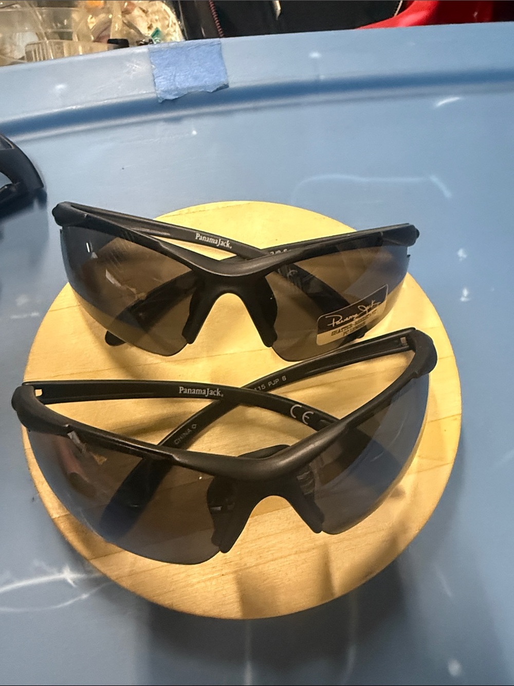 Panama Jack Black Sunglasses with Smoke Lenses